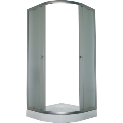 Душевой уголок Parly ZE911 90х193 профиль Матовый алюминиевый стекло матовое