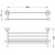 Полка для полотенец Schein Saine Chrome 7053042 Хром