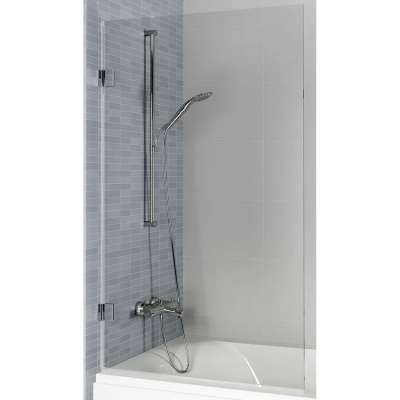 Шторка на ванну Riho Scandic Mistral M107 80 GX0103201 L профиль Хром стекло прозрачное