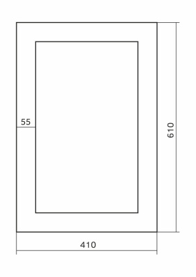 Зеркало Mixline Багет 41 524997 Дуб