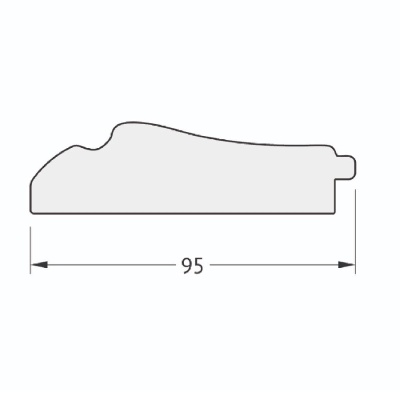 Зеркало Evoform Exclusive 138х58 Травленое серебро