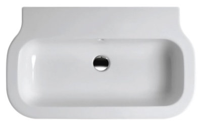 Раковина Azzurra Glaze GLZ275M/Sosp bianco lucido