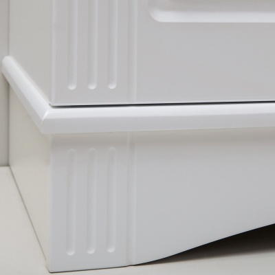 Тумба с раковиной Runo Леон 75 Белая