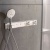 Смеситель для душа Hansgrohe RainSelect 15382700 с термостатом Белый матовый Смеситель для душа Hansgrohe RainSelect 15382700 с термостатом Белый матовый
