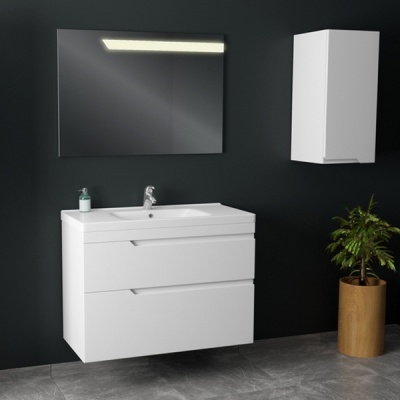 Тумба под раковину Alvaro Banos Armonia 100 8404.1600 подвесная Белая