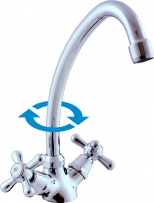 Смеситель для раковины Rav Slezak Morava M120.5/1 Хром