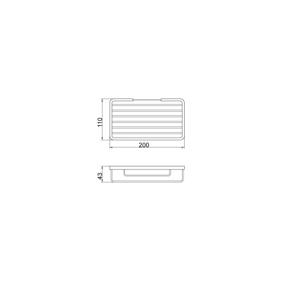 Полка корзина Veragio Basket VR.GFT-9040.CR Хром