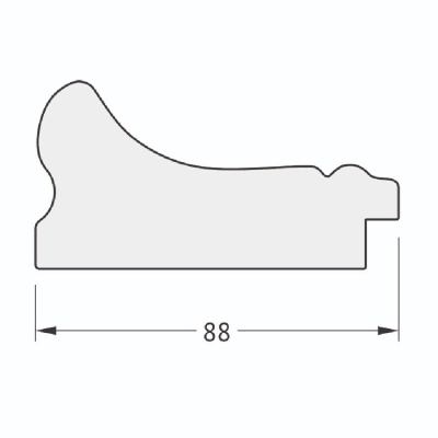 Зеркало Evoform Exclusive 56х46 Римское серебро