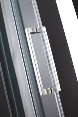 Душевой уголок Cezares Premier-Soft AH-1 120x80 IV профиль Хром стекло прозрачное