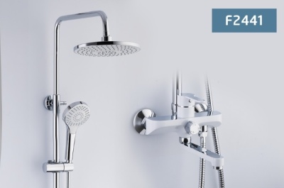 Душевая система Frap F244 Хром Белая