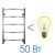Полотенцесушитель Energy H G6 800x500 электрический хром