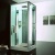 Душевая кабина Orans SR-89101S L white 100x100 с баней профиль Белый задние стенки Белые