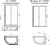Душевой уголок Radomir 120x80 L 1-03-1-1-0-0090 с поддоном профиль Белый стекло прозрачное