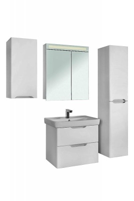 Тумба под раковину Dreja Q 70 99.0002 подвесная Белый глянец