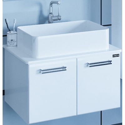 Тумба под раковину СанТа Меркурий 70 209008 подвесная Белая