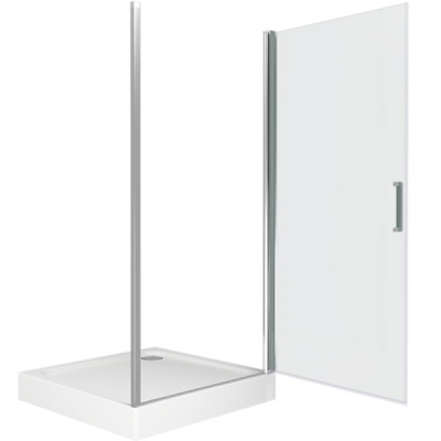 Душевая дверь в нишу Good Door Pandora DR-80-C-CH 80 профиль Хром стекло прозрачное