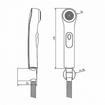 Гигиенический душ Iddis 0301FLMI20 Хром