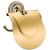 Держатель туалетной бумаги Schein Saine Gold 7053026VF Золото