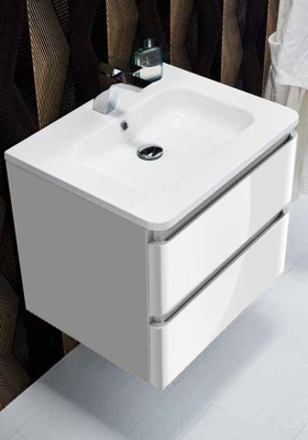 Тумба под раковину Vincea Alba VMC-1A600LW подвесная L.White
