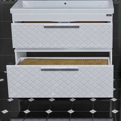 Тумба СанТа Калипсо 100 317001лN Белая