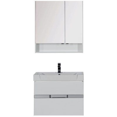 Комплект мебели для ванной Aquanet Виго 80 183671 подвесной Белый