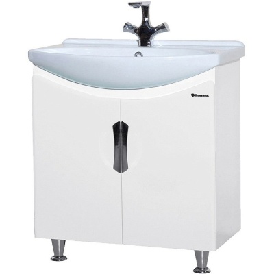 Тумба c раковиной Bellezza Лагуна 65 Белая