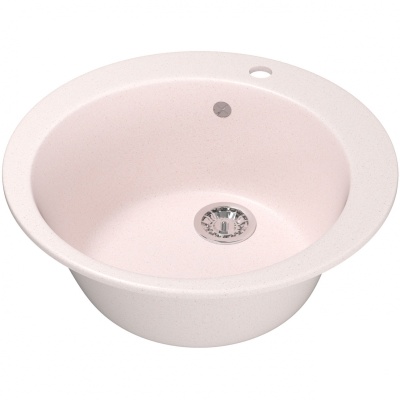 Кухонная мойка Mixline ML-GM13-311 525088 Светло-розовая