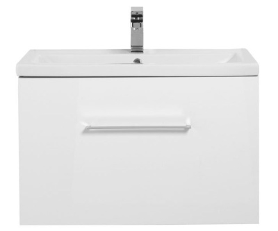 Тумба под раковину Aquanet Порто 50 195729 подвесная Белая