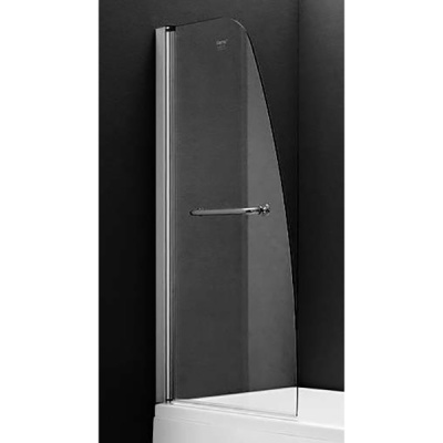 Шторка на ванну Gemy New Rockcoco 80х140 профиль Хром стекло прозрачное