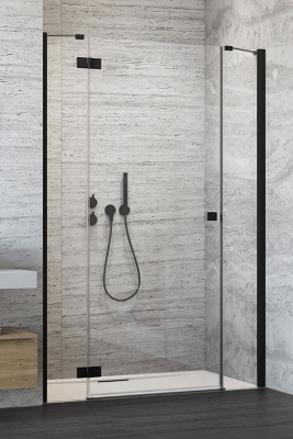 Элемент душевой двери Radaway Essenza New DWJS 130 L профиль Хром стекло прозрачное