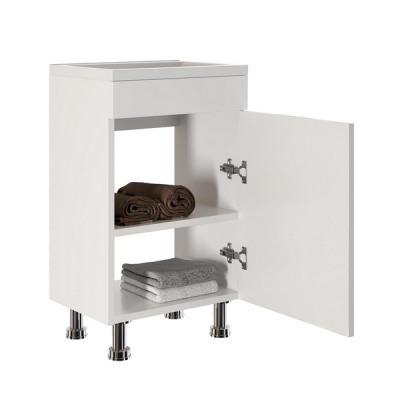 Тумба под раковину Mixline Этьен 40 541130 Белая