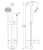 Душевой гарнитур Vidima Fresh BA212AA Хром Душевой гарнитур Vidima Fresh BA212AA Хром