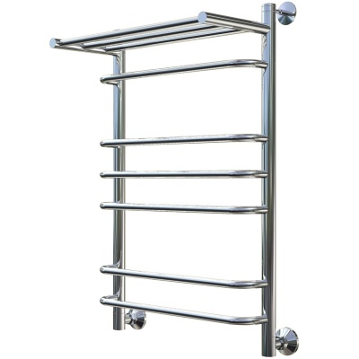 Водяной полотенцесушитель Тругор Идеал 3 П НП 80x40 с полкой Хром