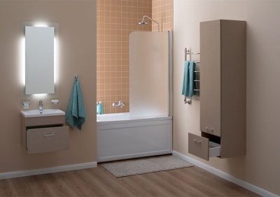 Шкаф пенал Aquanet Нота 40 158884 подвесной R Дуб светлый