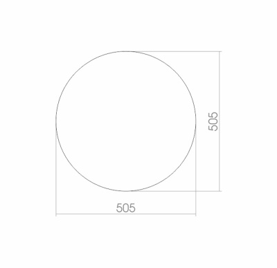 Зеркало Mixline Комфорт 51 525021 с полированной кромкой