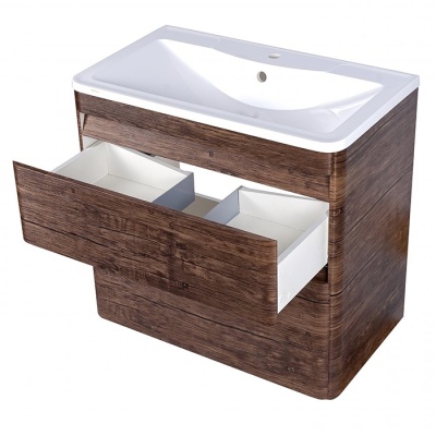 Тумба под раковину Style Line Атлантика Люкс Plus 60 СС-00002207 Старое дерево