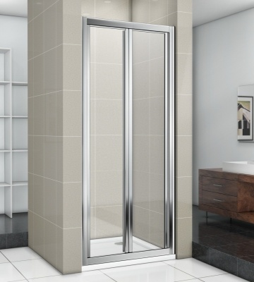Душевая дверь в нишу Good Door Infinity SD-80 80 профиль Хром стекло прозрачное