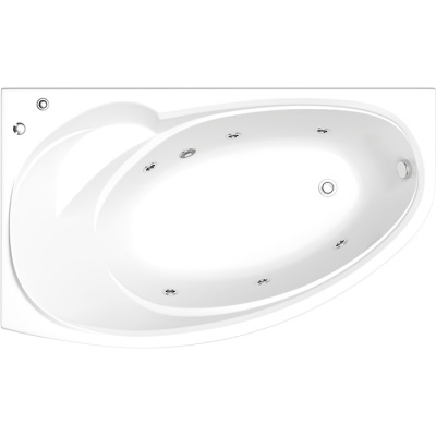 Акриловая ванна Bas Флорида 160x88 L без гидромассажа