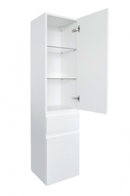 Шкаф пенал Jacob Delafon Madeleine 35 EB2069D-J51 R подвесной Белый матовый