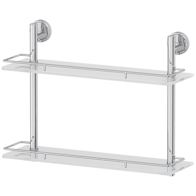 Стеклянная полка FBS Luxia 064 Хром