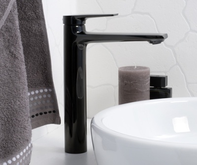 Смеситель для раковины WasserKRAFT Glan 6603H Черный глянцевый