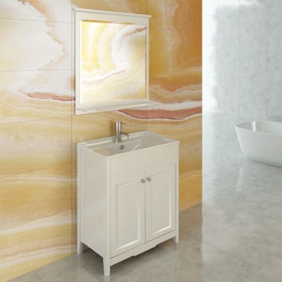 Тумба с раковиной Comforty Тбилиси 70 3132629 Белая