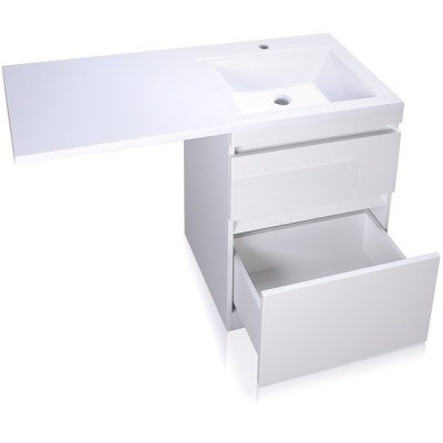 Тумба под раковину Style Line Даллас 120 Люкс Plus Белая