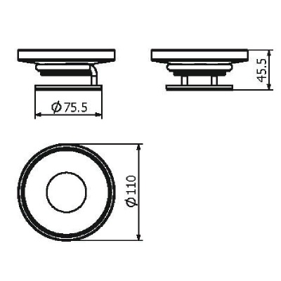 Мыльница Langberger 10917A Хром