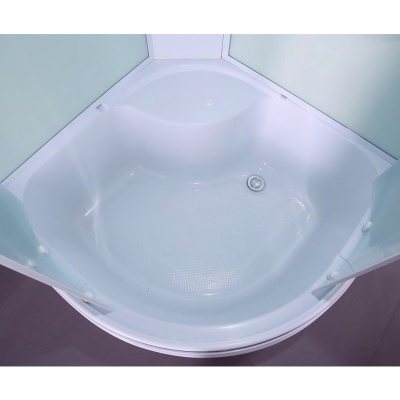 Душевая кабина Timo Eco TE-0780 P 80x80 профиль Белый стекло матовое