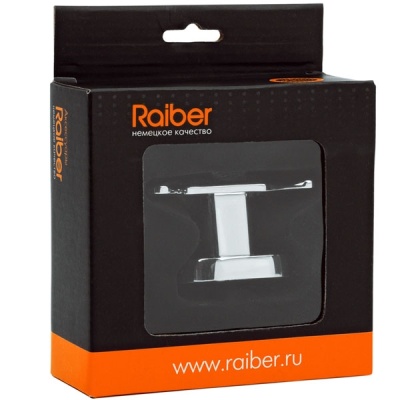 Двойной крючок Raiber R50101 Хром