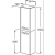 Шкаф пенал Roca The Gap 35 ZRU9302746 R подвесной Фиолетовый