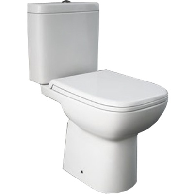 Унитаз компакт RAK Ceramics Origin ORG11AWHA/ORG10AWHA/YFG109C с бачком и сиденьем Микролифт