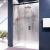 Душевая дверь в нишу WasserKRAFT Alme 15R31 140 профиль Хром стекло прозрачное