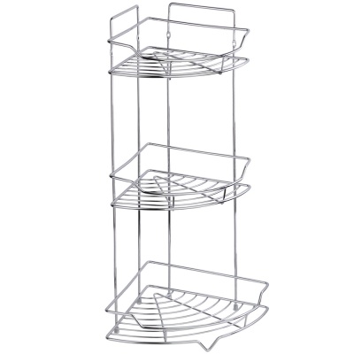 Полка корзина Fora KOR-436 угловая Хром